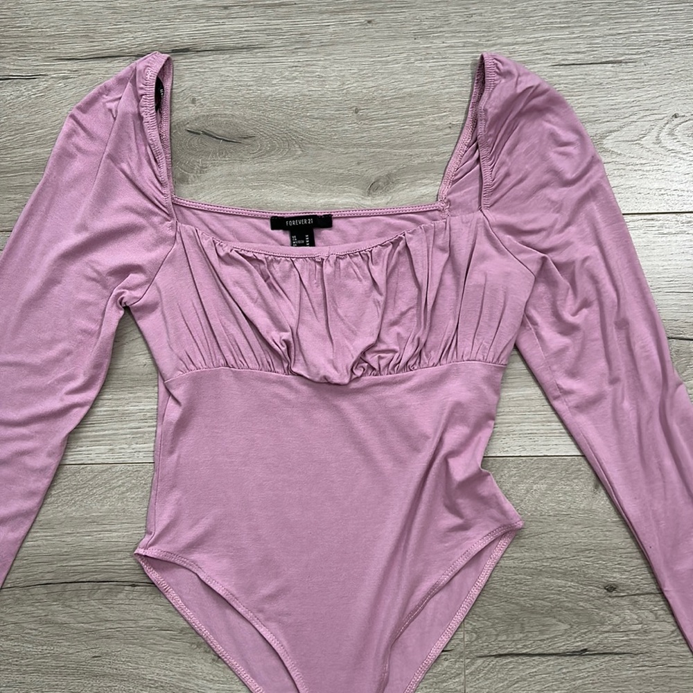 Pink Long Sleeve Bodysuit